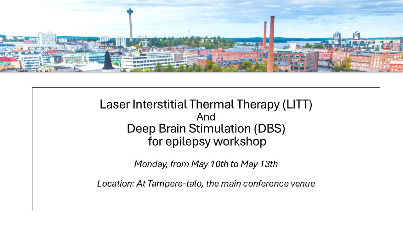 SNS2026 workshop on LITT and DBS for epilepsy