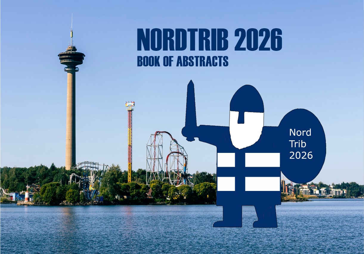 Book of abstract cover with Särkänniemi and Nodtrib logo