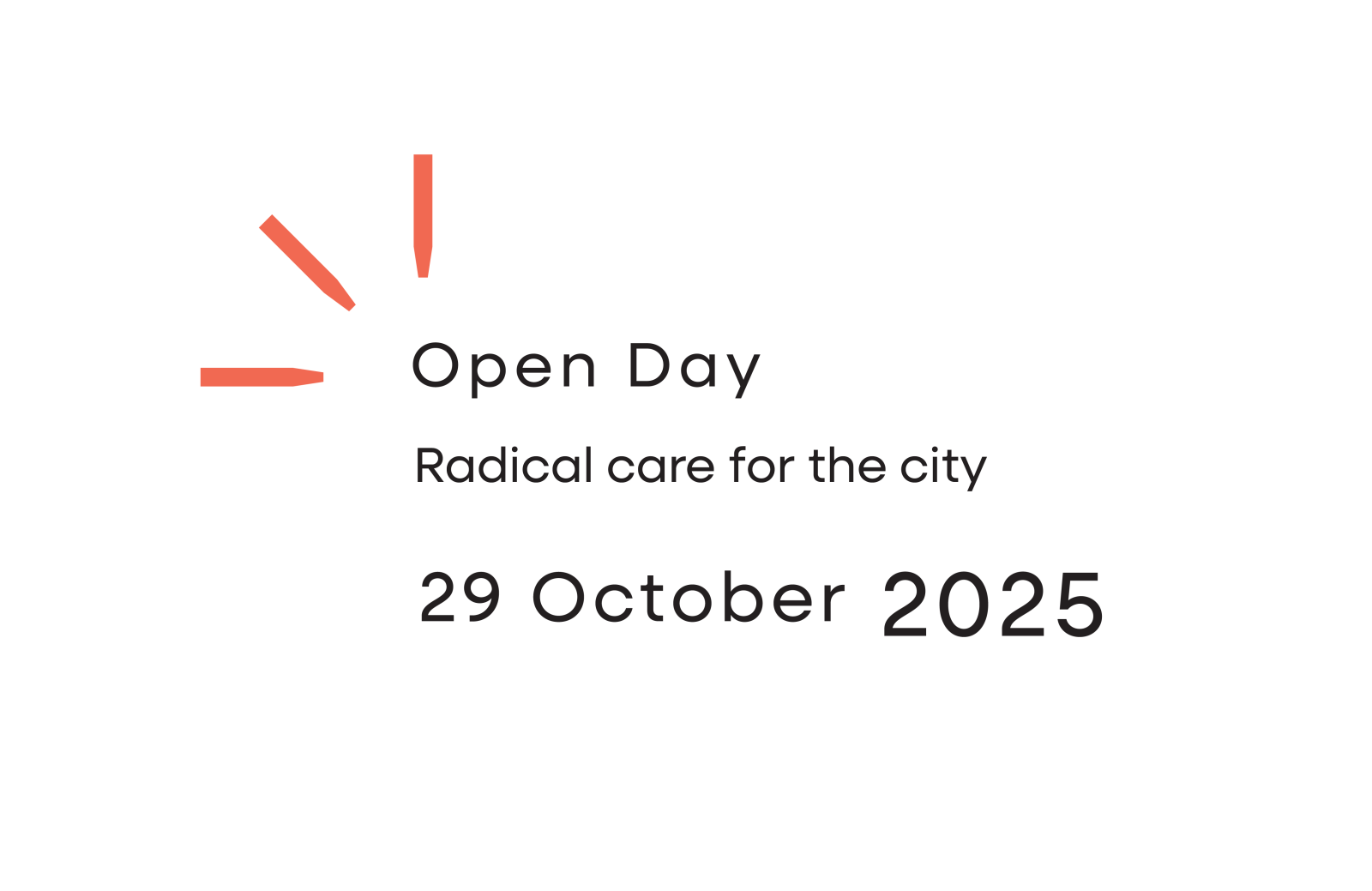 Open day 29 October 2025