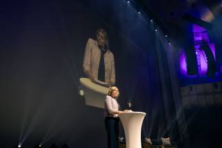 Euroopan komission johtava varapuheenjohtaja ja komissaari Henna Virkkunen. Kuva: Jonne Renvall, Tampereen yliopisto