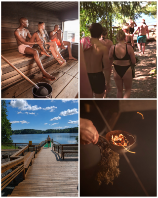 Decorative pictures of the sauna experiences