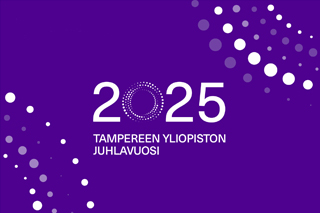 Tampereen yliopiston juhlavuosi 2025.