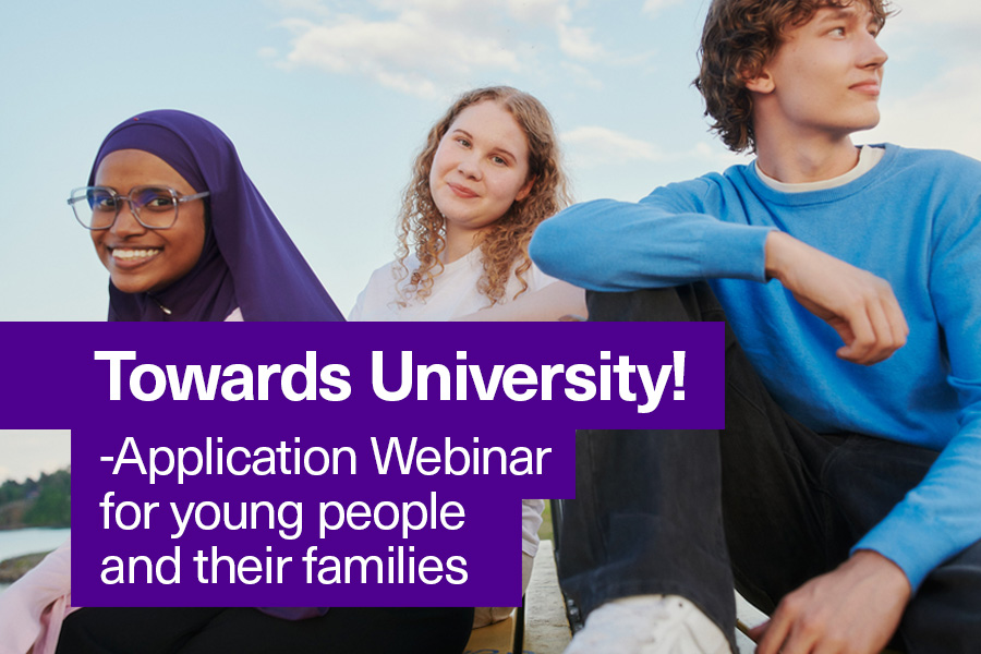 Towards University! – Application Webinar for Young People and Their Families