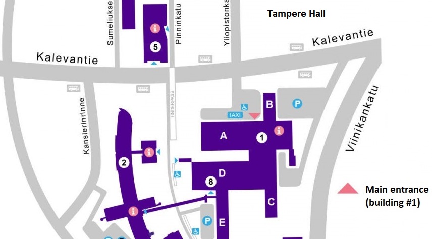 City Center Campus map